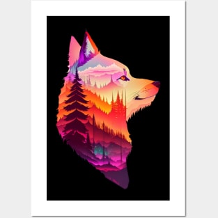 Wolves and Forests Posters and Art